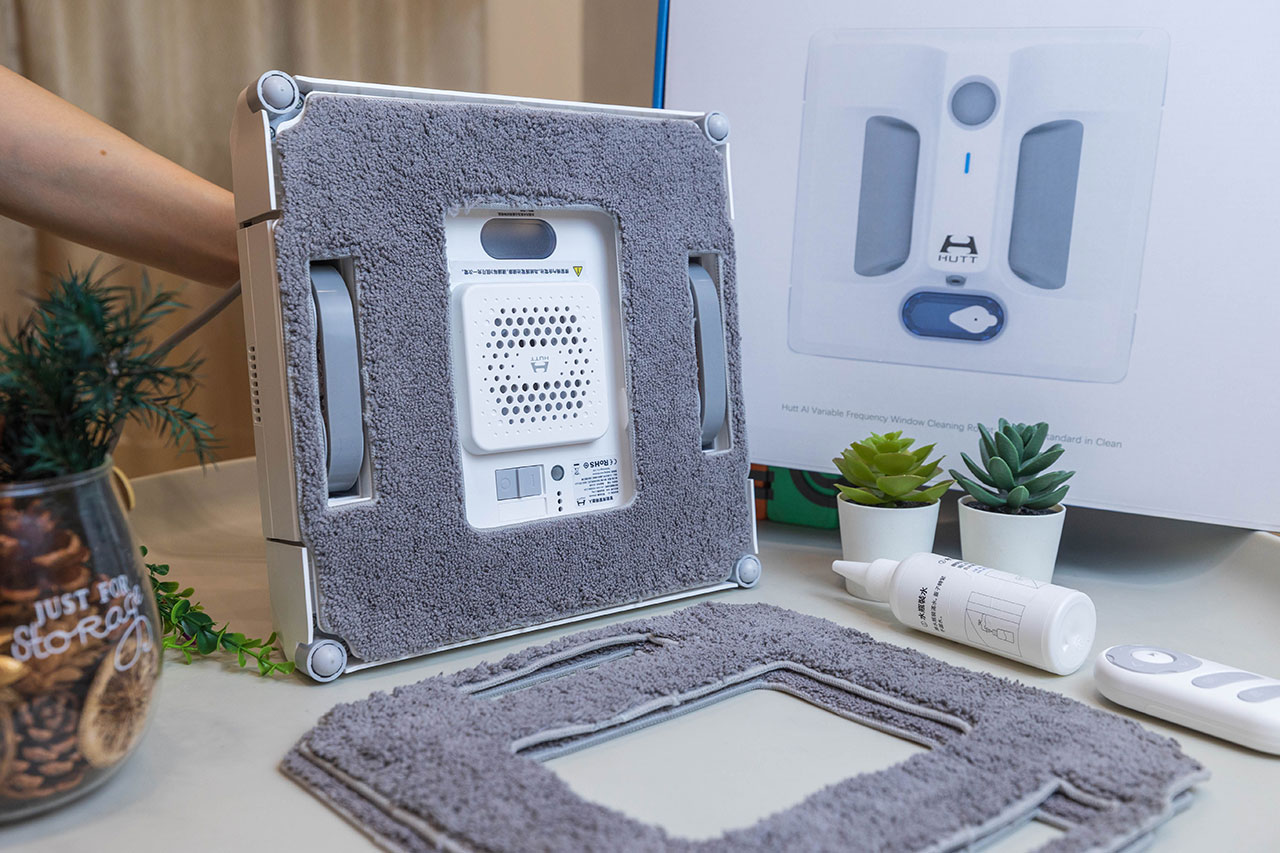 HUTT AI變頻擦窗機器人｜自動擦窗機｜科技3C推薦｜團購優惠