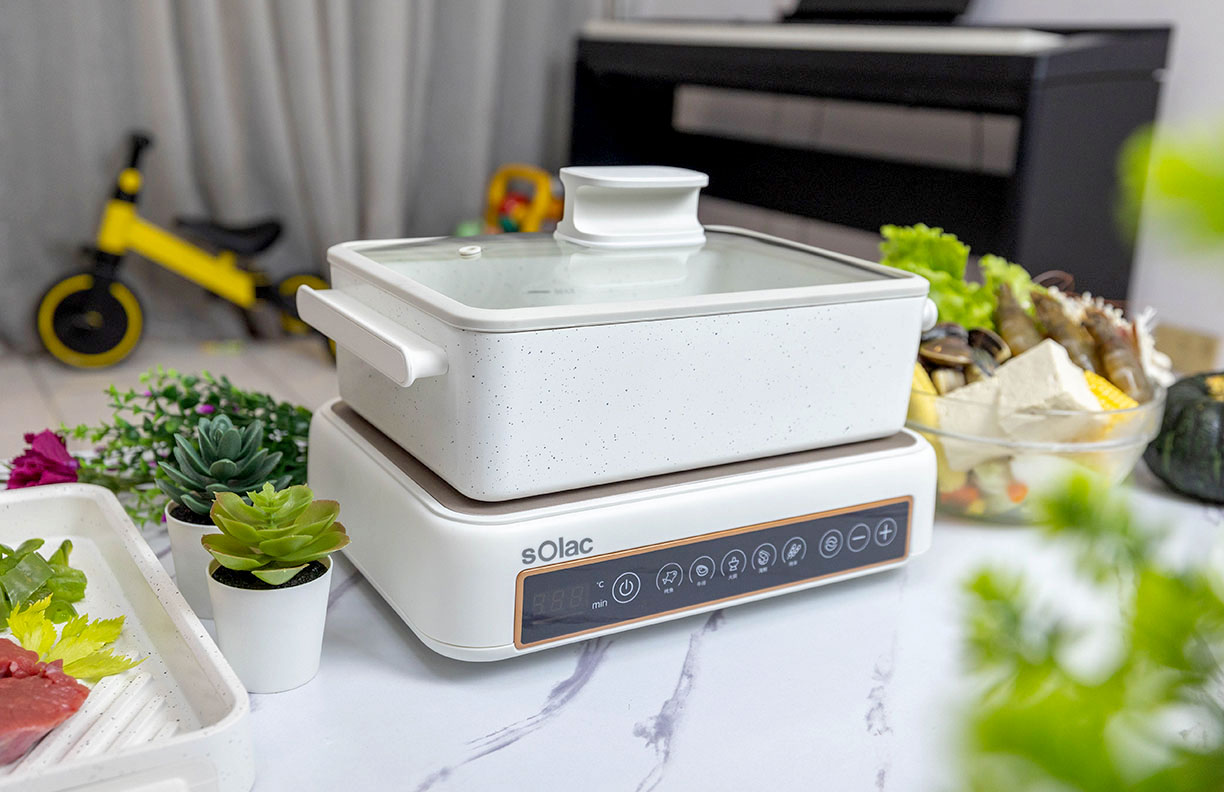 solac多功能陶瓷電烤盤smg-020w