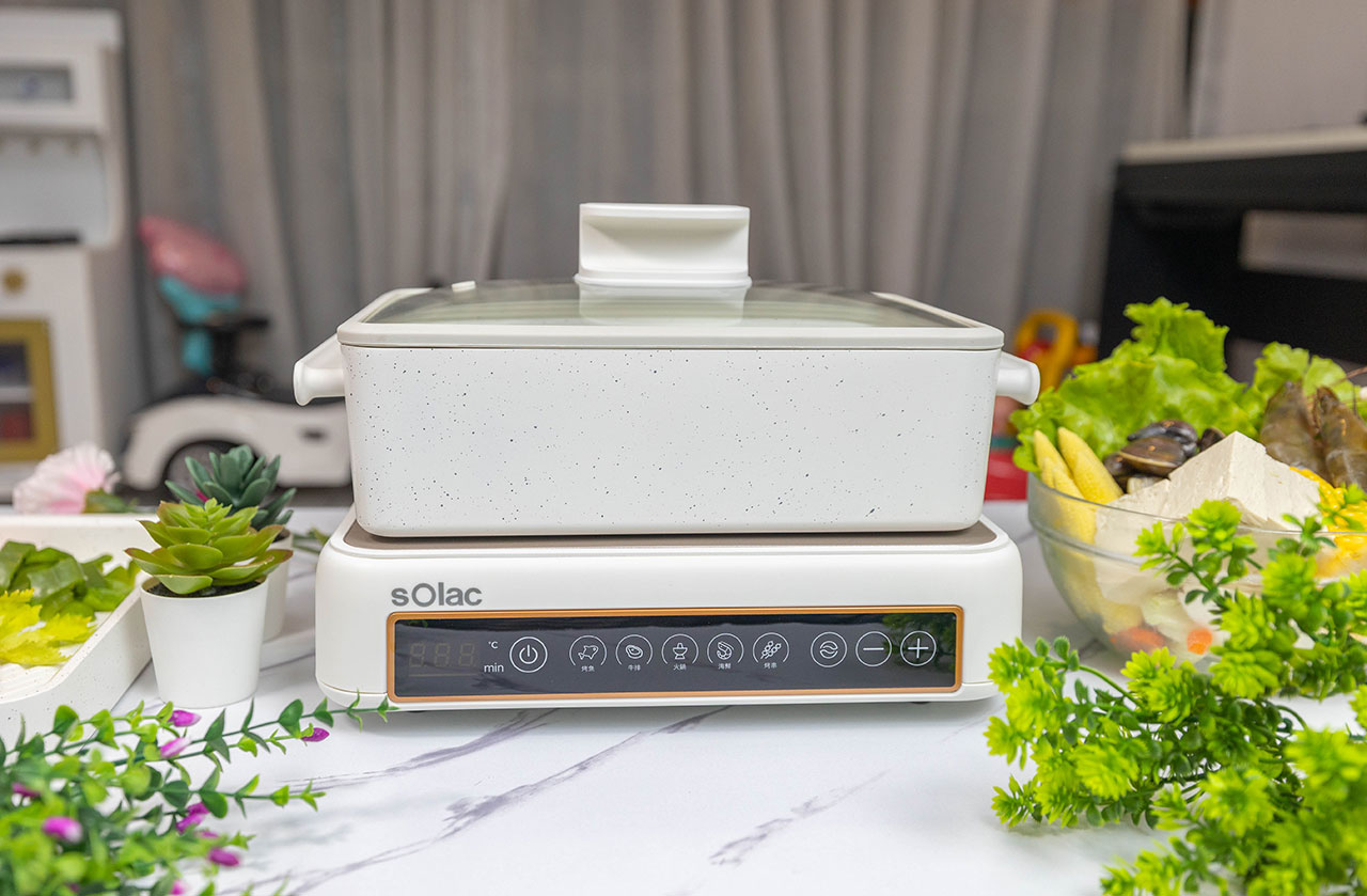 solac多功能陶瓷電烤盤smg-020w
