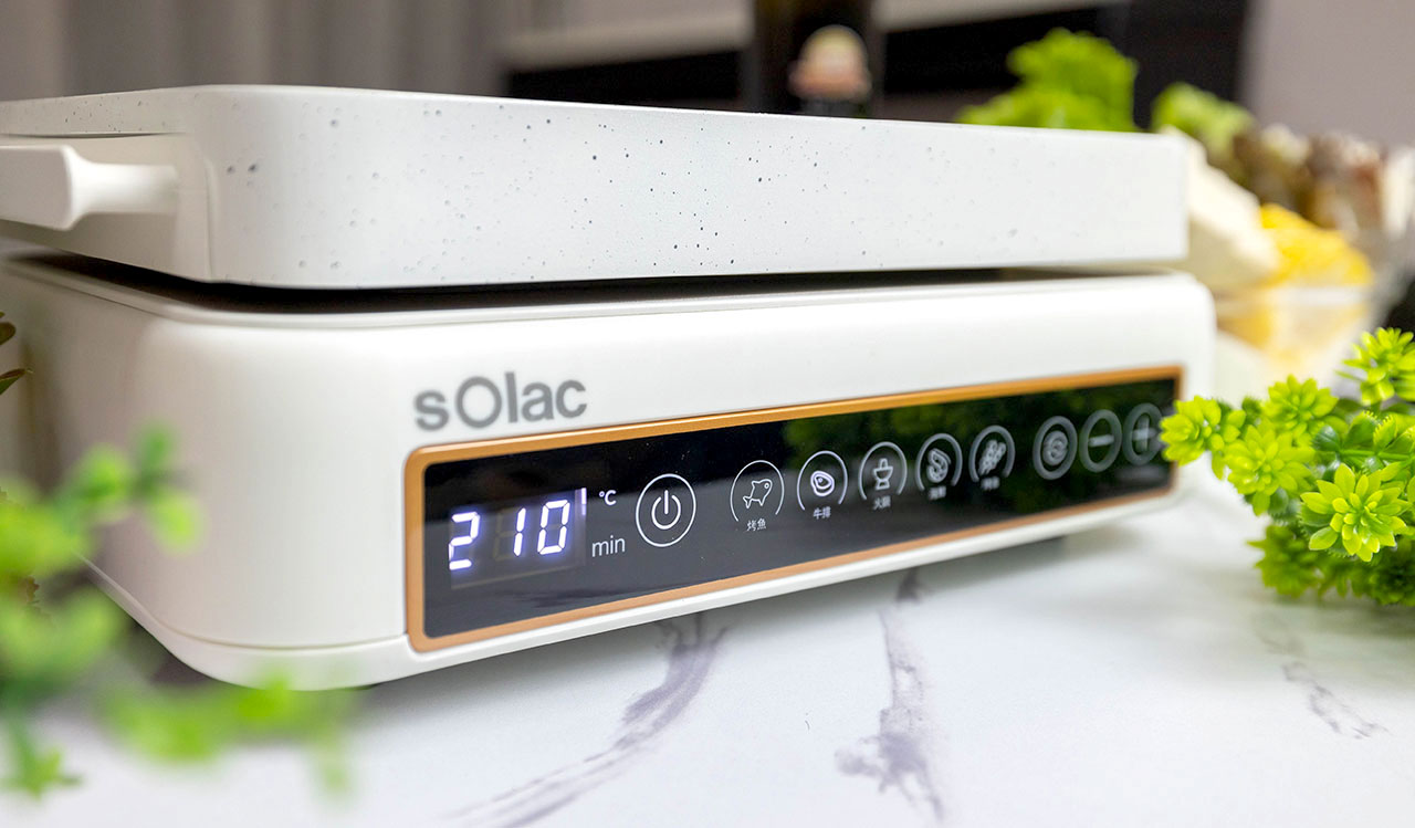 solac多功能陶瓷電烤盤smg-020w