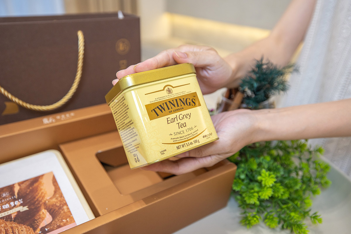 中秋節禮盒｜獻烘焙「金月雙享唐寧茶禮盒」