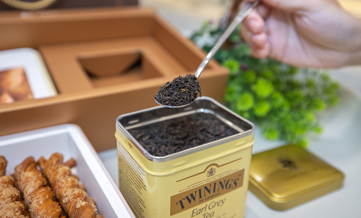 中秋節禮盒｜獻烘焙「金月雙享唐寧茶禮盒」