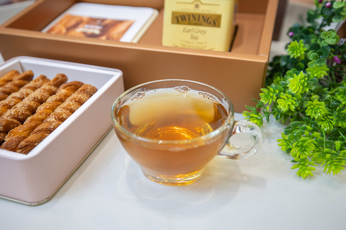 中秋節禮盒｜獻烘焙「金月雙享唐寧茶禮盒」