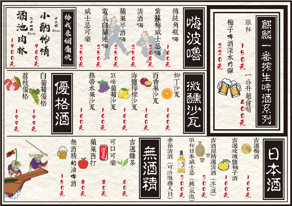 吉酒屋｜台中北屯區居酒屋推薦｜台中美食推薦