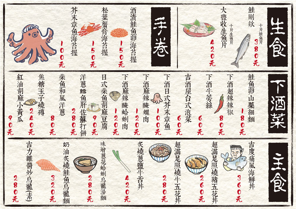 吉酒屋｜台中北屯區居酒屋推薦｜台中美食推薦