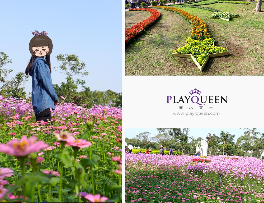 2016臺中國際花毯節，后里花田綠廊